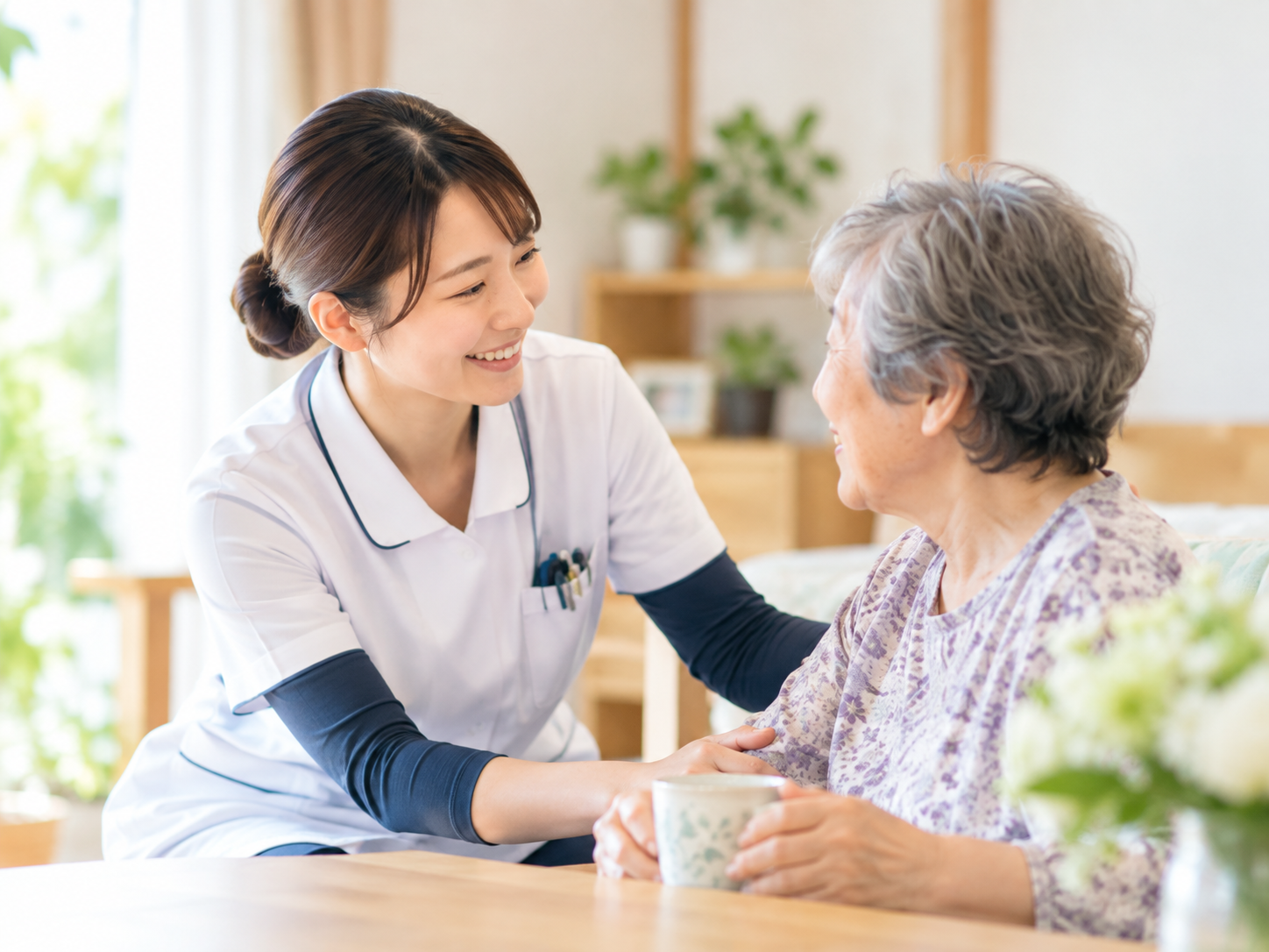 利用者に寄り添う訪問看護師